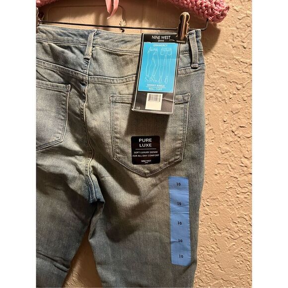 Nine West Gramercy Skinny Jeans Woman’s Size 10 NEW - Picture 7 of 8